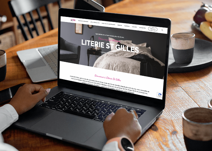 Création site web Literie St Gilles